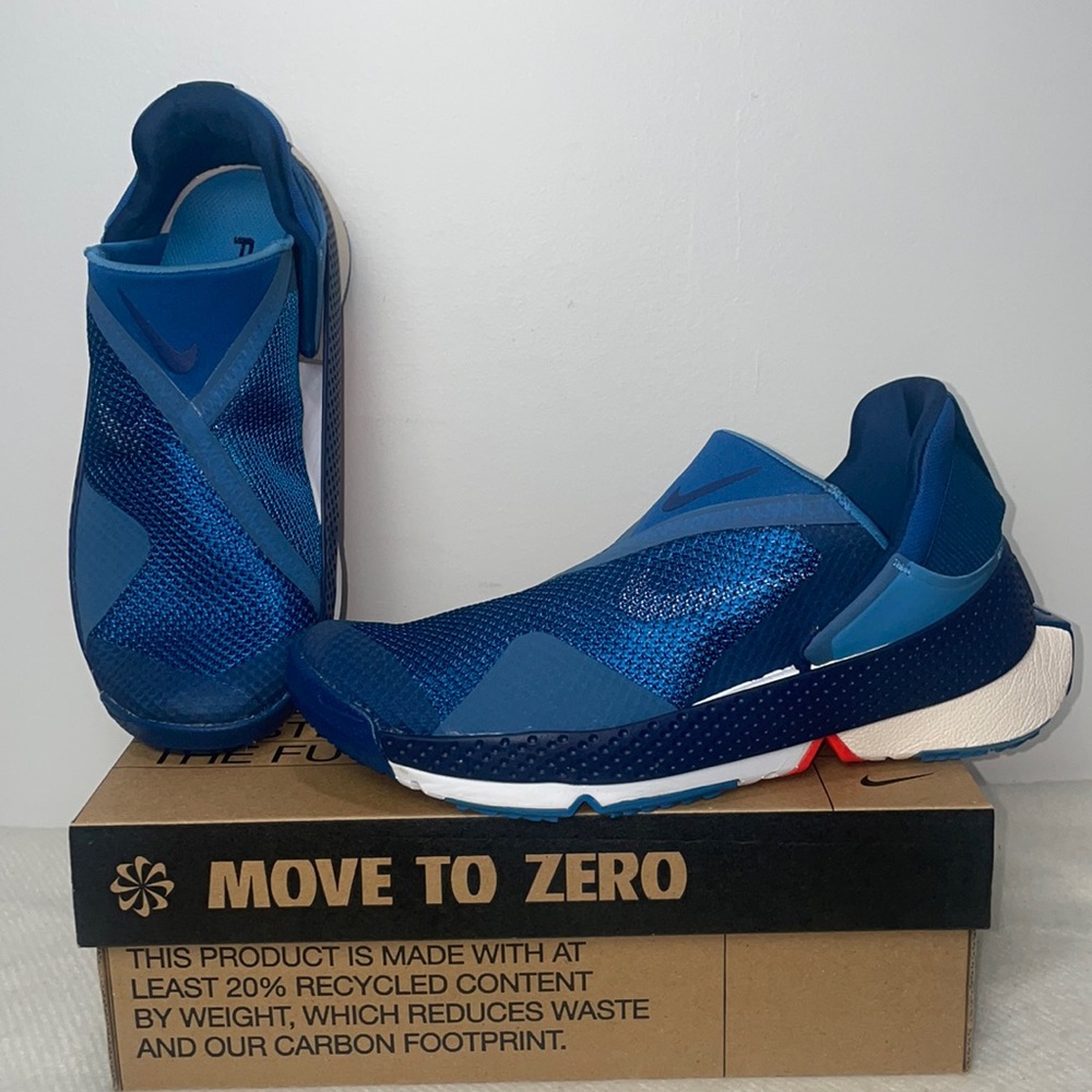 Nike Go Flyease Court Blue White Dutch Blue size 6